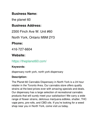 the planet 60