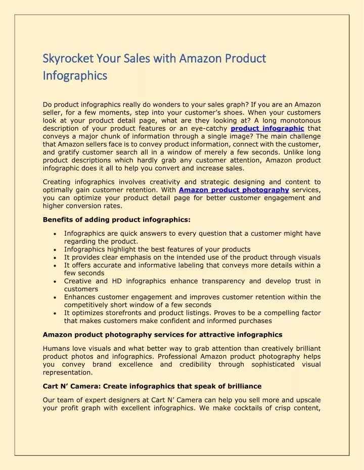 skyrocket your sales with amazon product