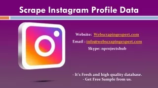 scrape instagram profile data