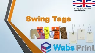 Buy Custom Printed Swing Tags in the UK at Wholesale Price