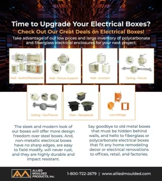 Buy Electrical Boxes | Alliedmoulded.com