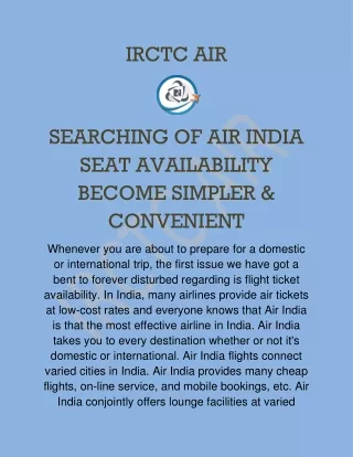 irctc air