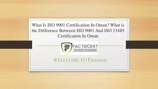 What Is ISO 9001 Certification In Oman...