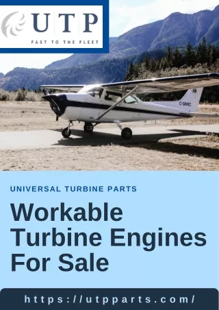 Workable Turbine Engines For Sale