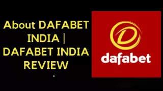 About Dafabet India | Dafabet India Review | Dafabet India Customer Care Number