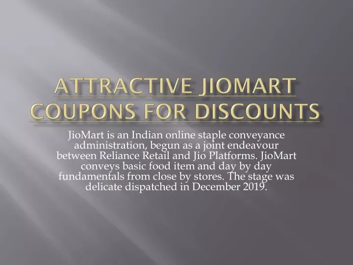 attractive jiomart coupons for discounts