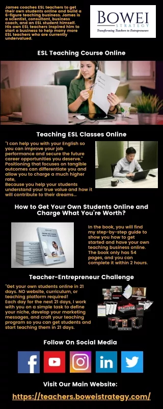 james coaches esl teachers to get their