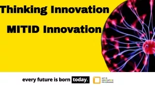 thinking innovation mitid innovation