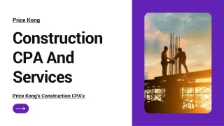 Construction CPAs | Phoenix, Az | Price Kong