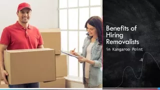 benefits of hiring removalists