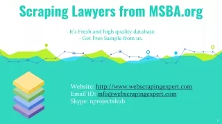 scraping lawyers from msba org