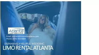 Expansively Helpful Wedding Limo Rental Atlanta