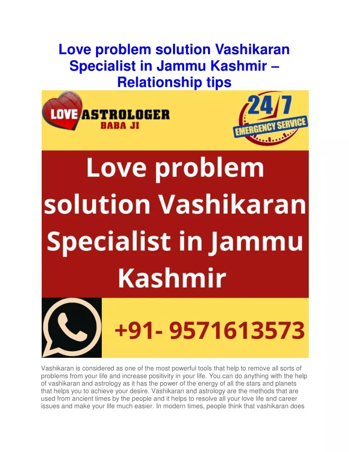 love problem solution vashikaran specialist