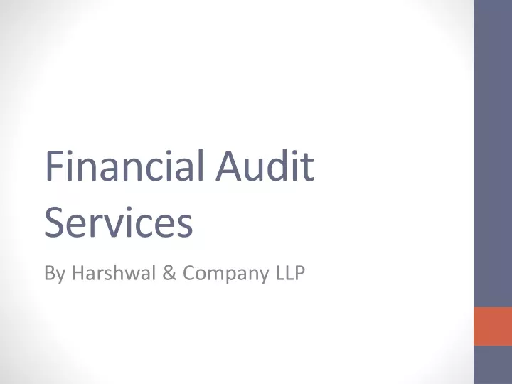 financial audit services