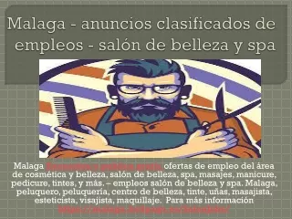 Malaga - anuncios clasificados de empleos - salón
