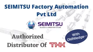 SEIMITSU Factory Automation | THK Omni-edge IOT system Supplier