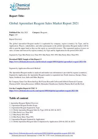 report title