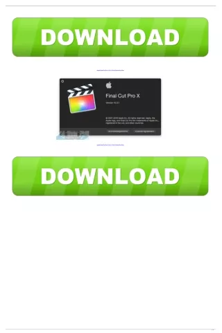 Apple Final Cut Pro X 10.3.2 Full Version For Mac