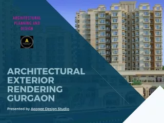 Architectural Exterior Rendering Gurgaon