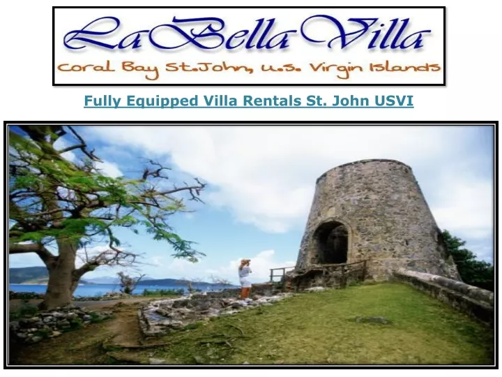 fully equipped villa rentals st john usvi