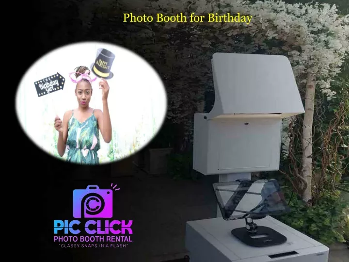 photo booth for birthday