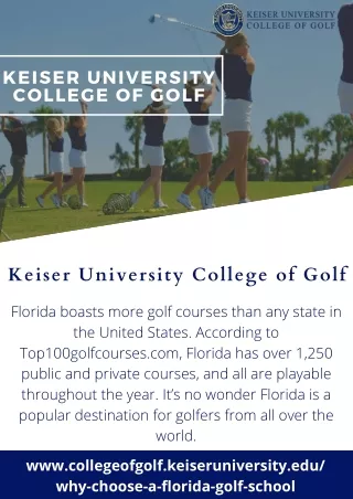 keiser university college of golf