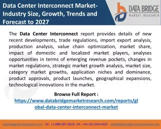 data center interconnect market industry size