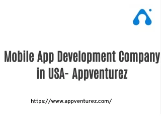 Mobile App Development Company in USA- Appventurez