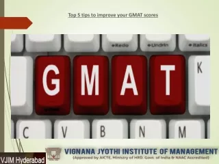 Top 5 tips to improve your GMAT scores