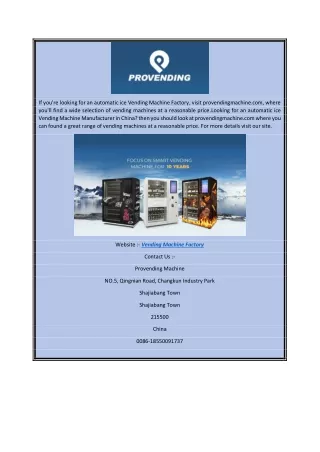 if you re looking for an automatic ice vending