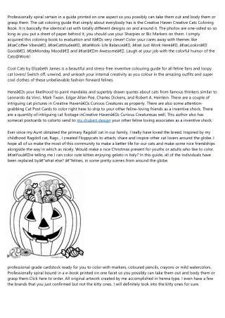 Posh Adult Coloring E-book
