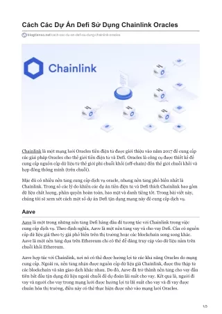 c ch c c d n defi s d ng chainlink oracles