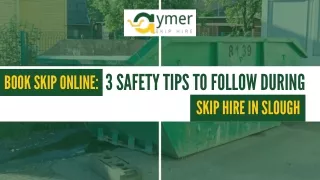 3 s a fety tips to follow during