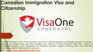Canadian Immigration Visa and Citizenship