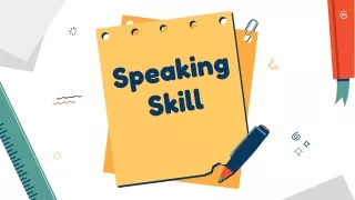 speaking skill