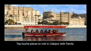 Top tourist places to visit in Udaipur with Family