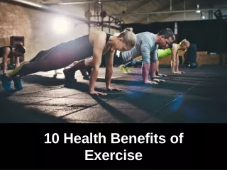 10 health benefits of exercise