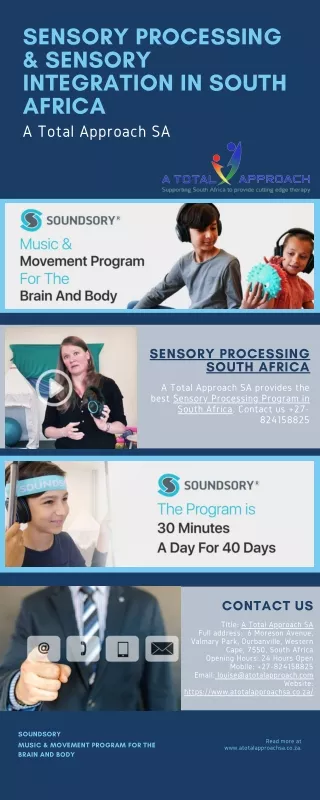 sensory processing sensory integration in south