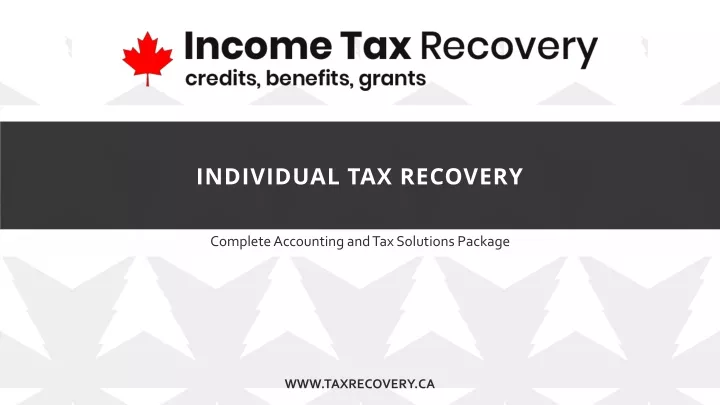 individual tax recovery
