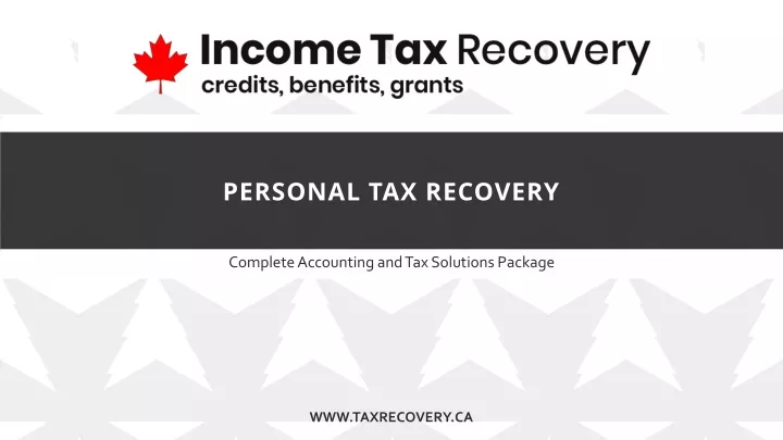 personal tax recovery