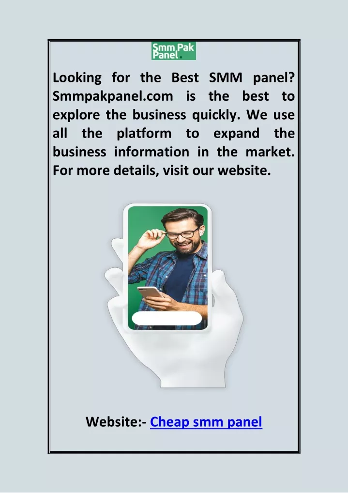 looking for the best smm panel smmpakpanel