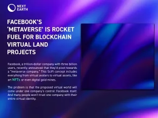 facebook s metaverse is rocket fuel
