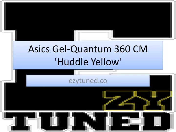 asics gel quantum 360 cm huddle yellow