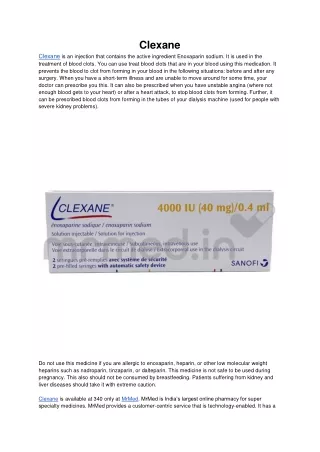 clexane