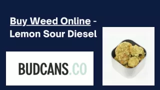 Buy Weed Online - Lemon Sour Diesel