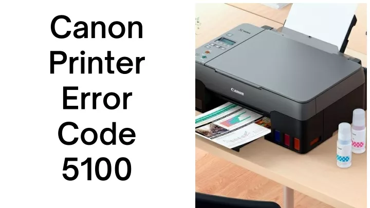 canon printer error code 5100