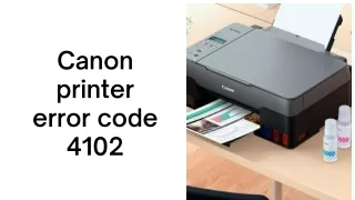canon printer error code 4102