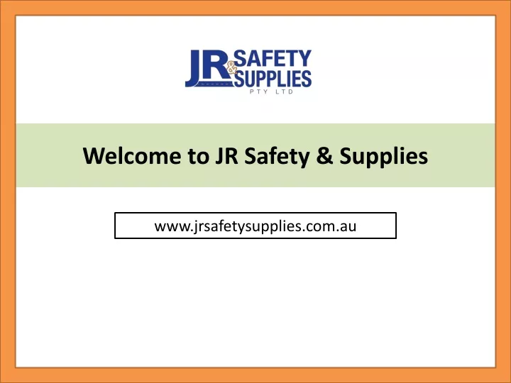 welcome to jr safety supplies