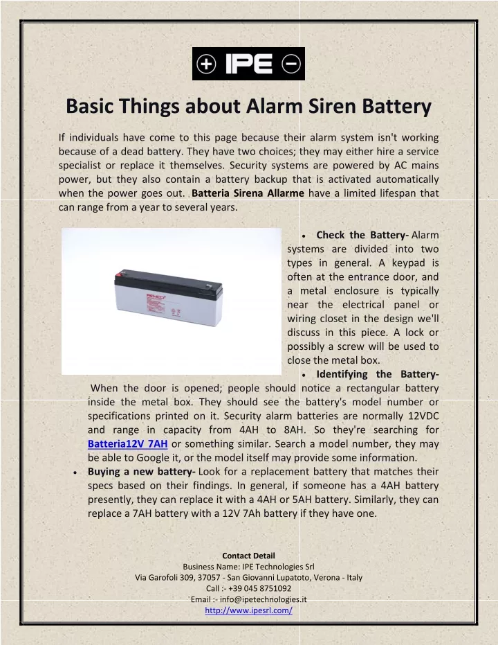 ppt-basic-things-about-alarm-siren-battery-powerpoint-presentation