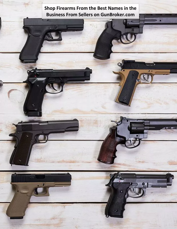 shop firearms from the best names in the business